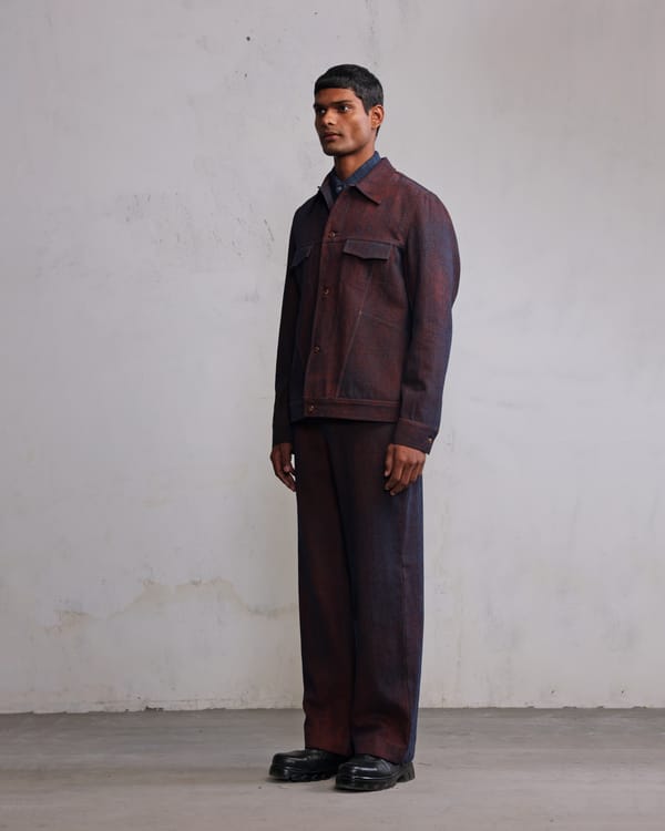 Countrymade India — Tarnished denim jacket