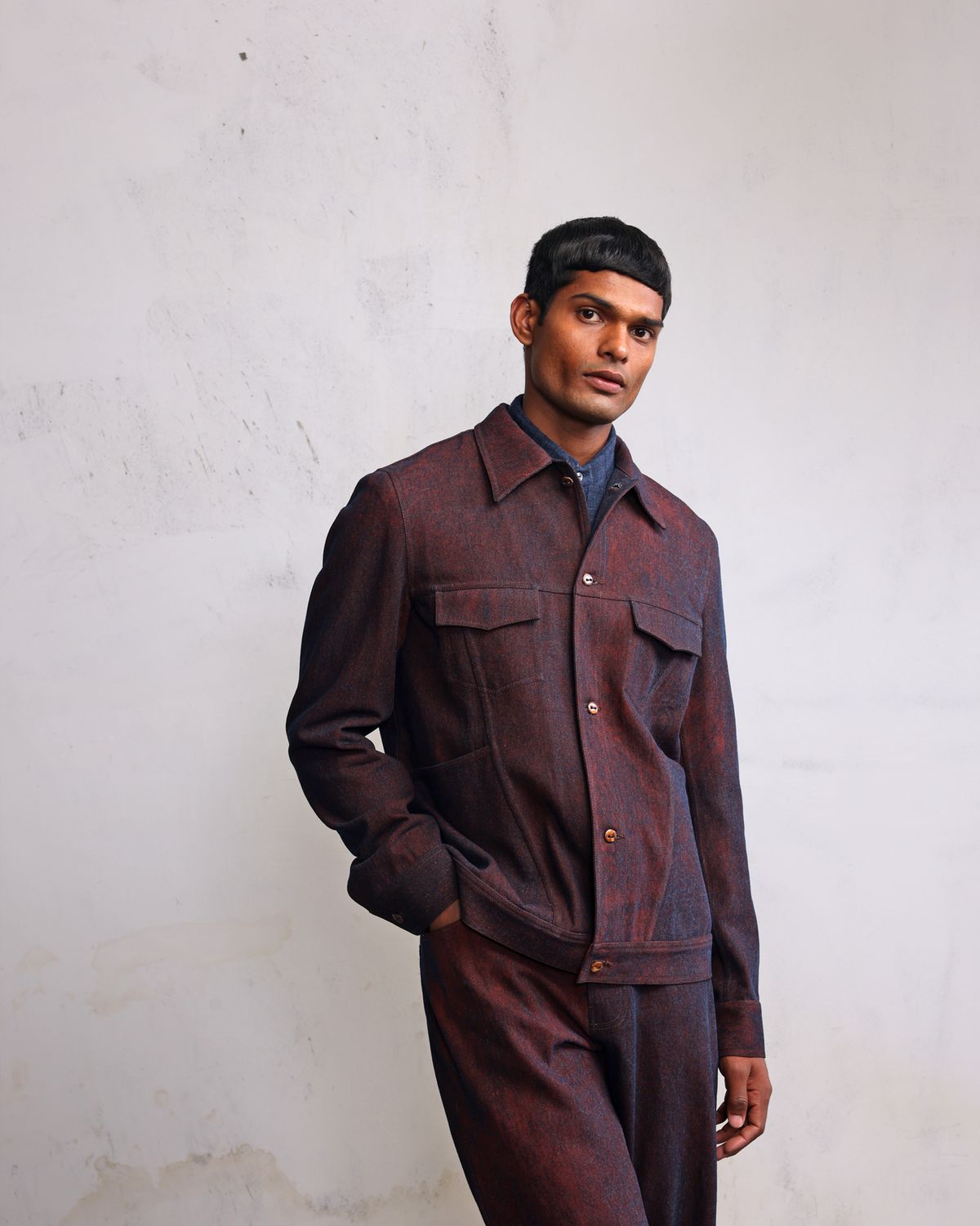 Tarnished denim jacket - image 4