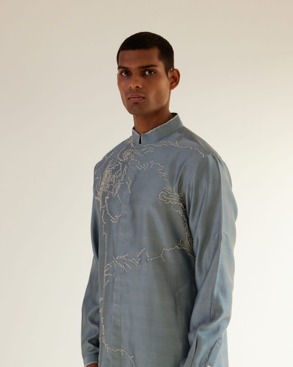 Black Hole Embroidery Kurta Set - image 2