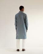 Black Hole Embroidery Kurta Set view 3