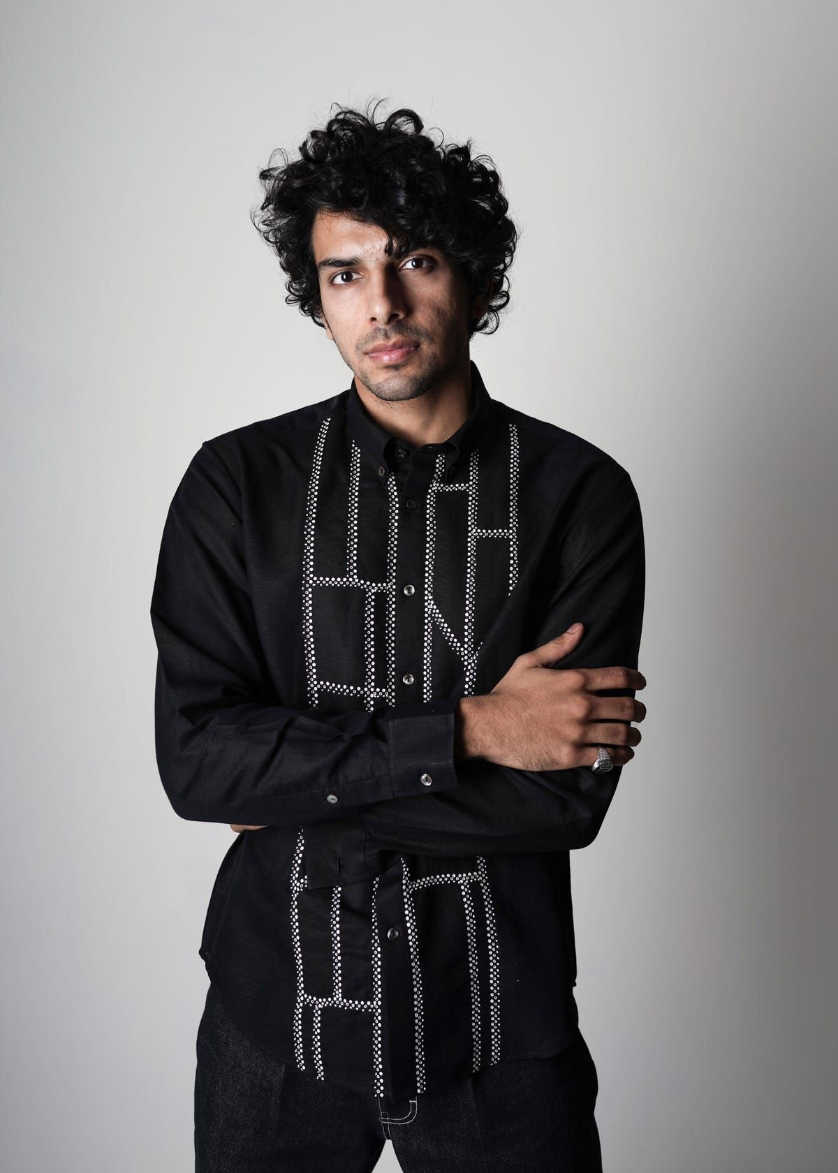 Hand Embroidered Shirt - image 3
