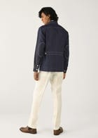 Linen denim Overshirt view 4