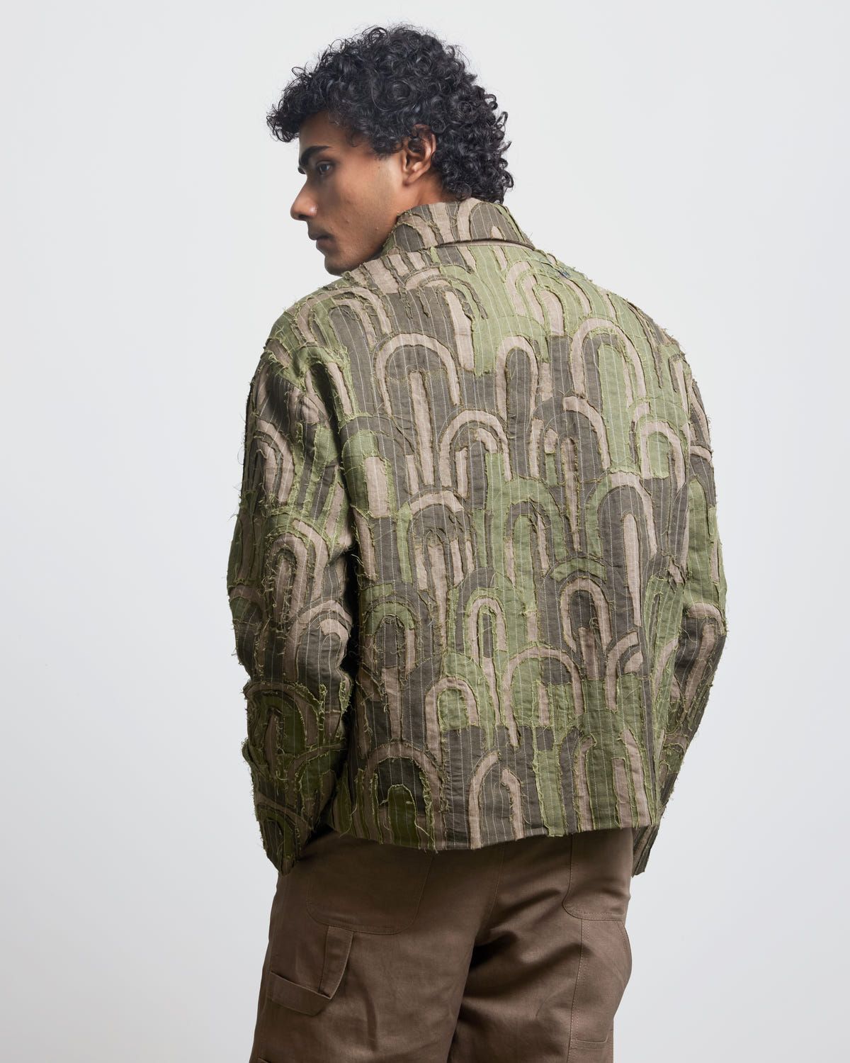 FRAY APPLIQUE MULTI ARCH JACKET - image 2