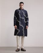 Halo Trail Embroidered Kurta Set view 1