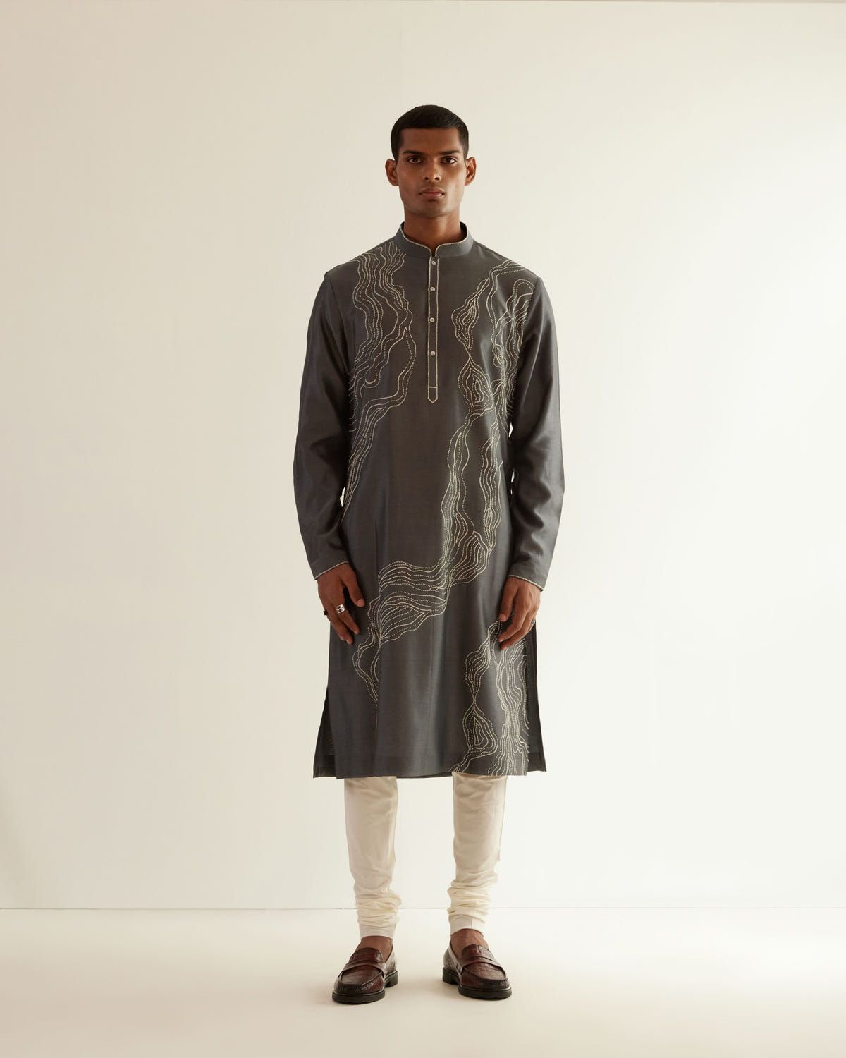 Infinity Embroidered Kurta Set - image 2