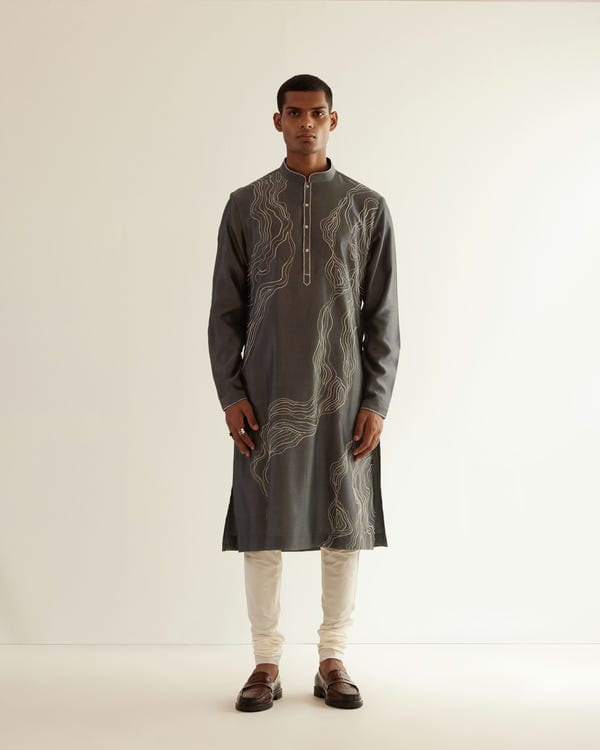 Countrymade India — Infinity Embroidered Kurta Set