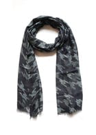 Houndstooth Print Scarf view 2