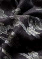 Houndstooth Print Scarf view 3