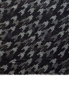 Houndstooth Print Scarf view 4