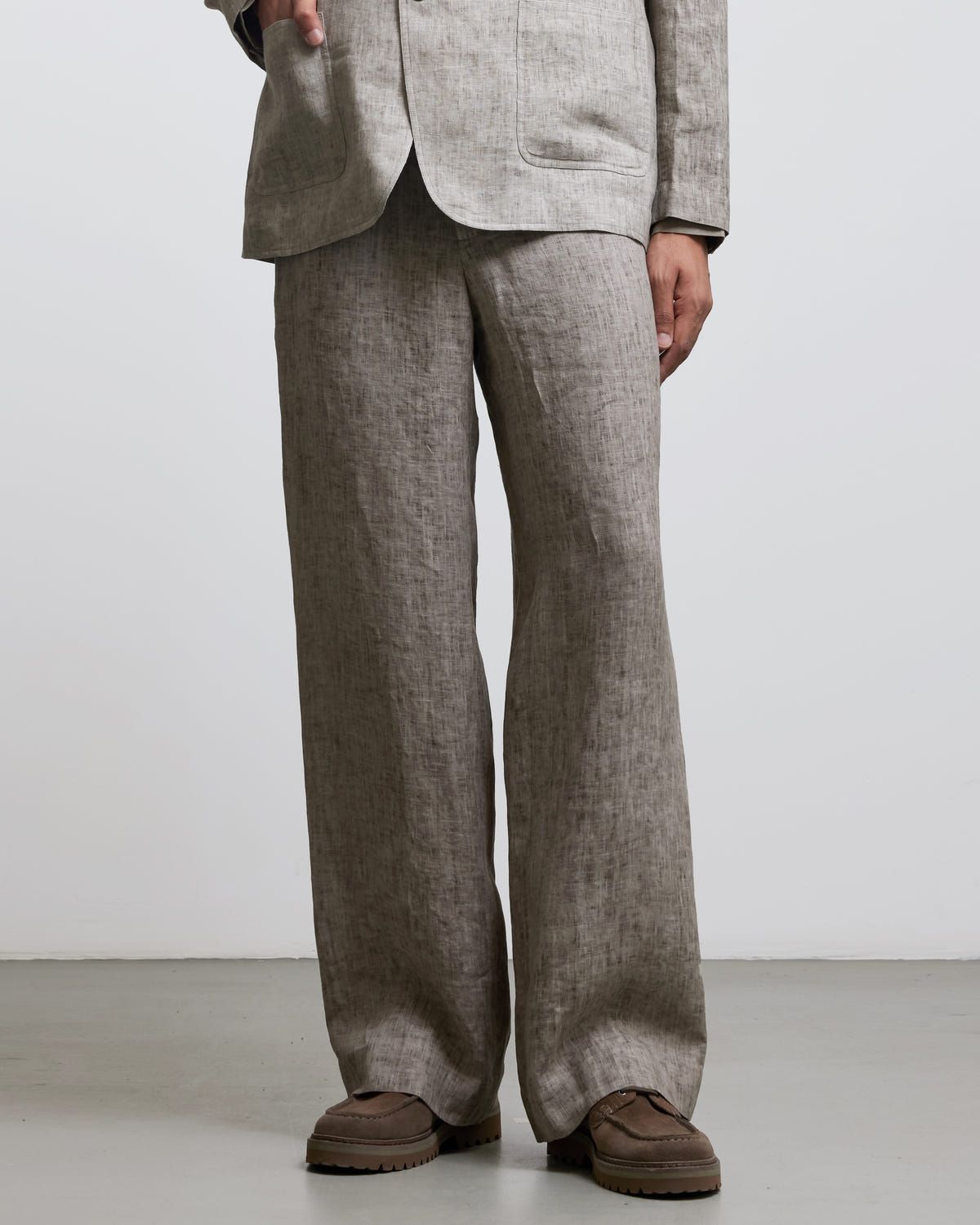 STONE FADED GRAY TROUSERS - image 1