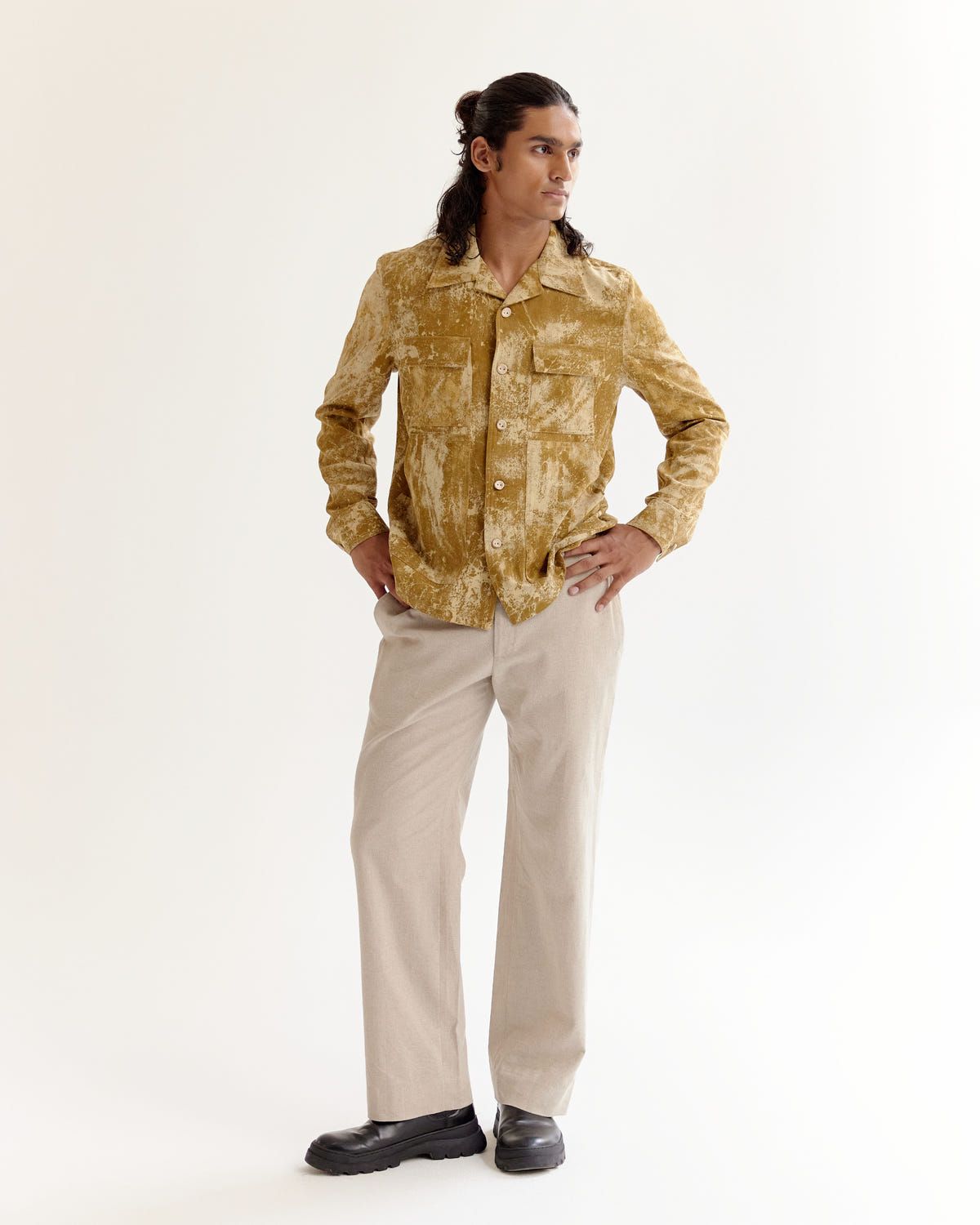 Skin Textured Batik Jacket - image 3