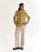 Skin Textured Batik Jacket view 3