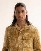 Skin Textured Batik Jacket view 5