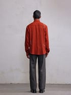 Fractured line rust shirt view 2