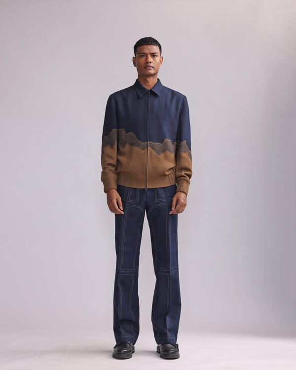 Countrymade India — PATCHWORK GRADIENT JACKET