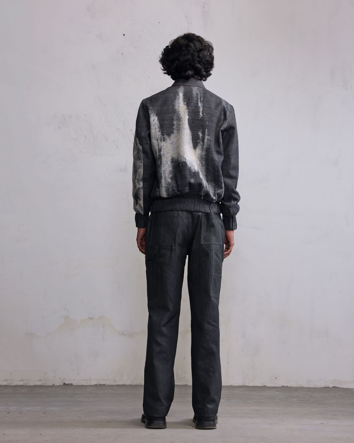 Obscured face bomber jacket - image 2
