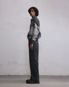 Obscured face bomber jacket view 4