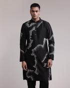 Weathered Canvas Kurta Set view 3