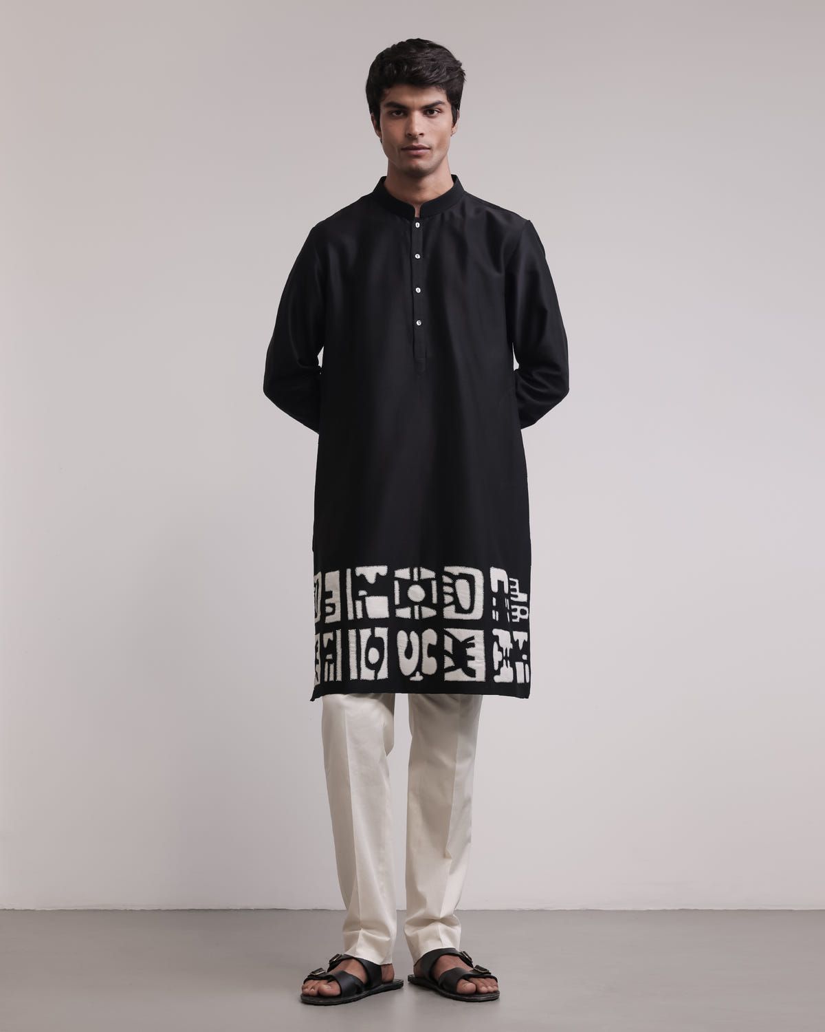 Urban Fossil Patchwork Kurta Set - image 1