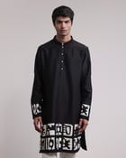 Urban Fossil Patchwork Kurta Set view 3