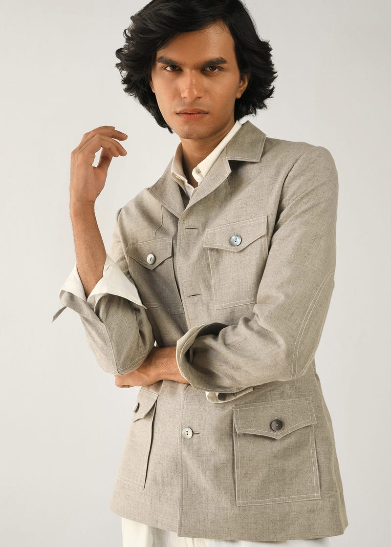 Hemp Safari Jacket