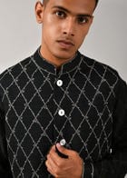 Diamond Embroidered Bundi view 1