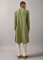Chevron Hand Embroidered Kurta Set view 5