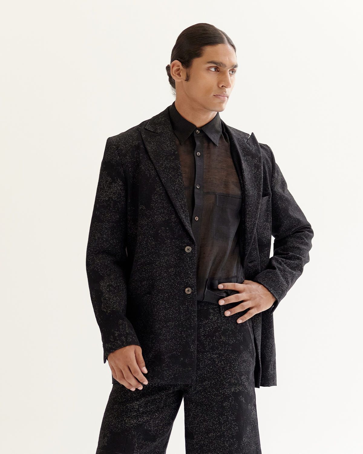 Sandstorm Denim Blazer - image 3