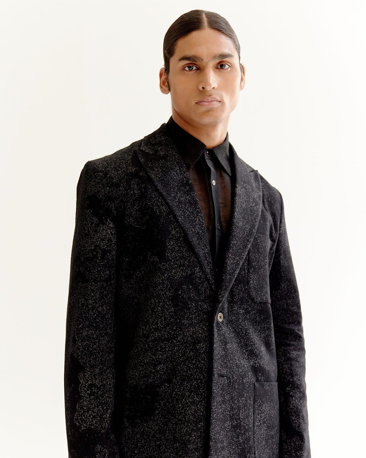 Sandstorm Denim Blazer - image 4