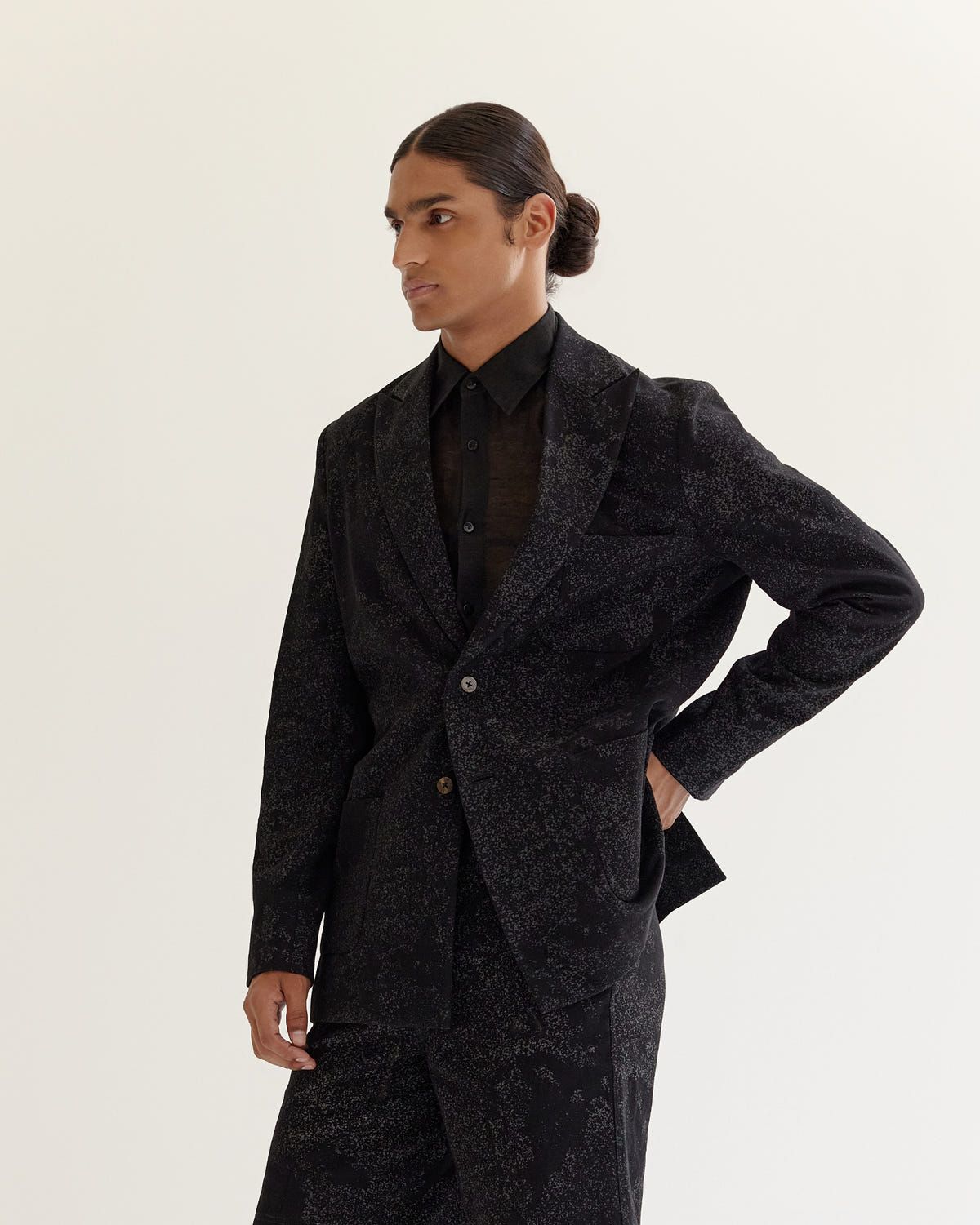 Sandstorm Denim Blazer - image 6