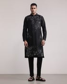 Residual Scattered Stitches Kurta Set view 1