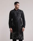 Residual Scattered Stitches Kurta Set view 3