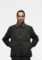 Military Waxed Canvas Jacket view 1
