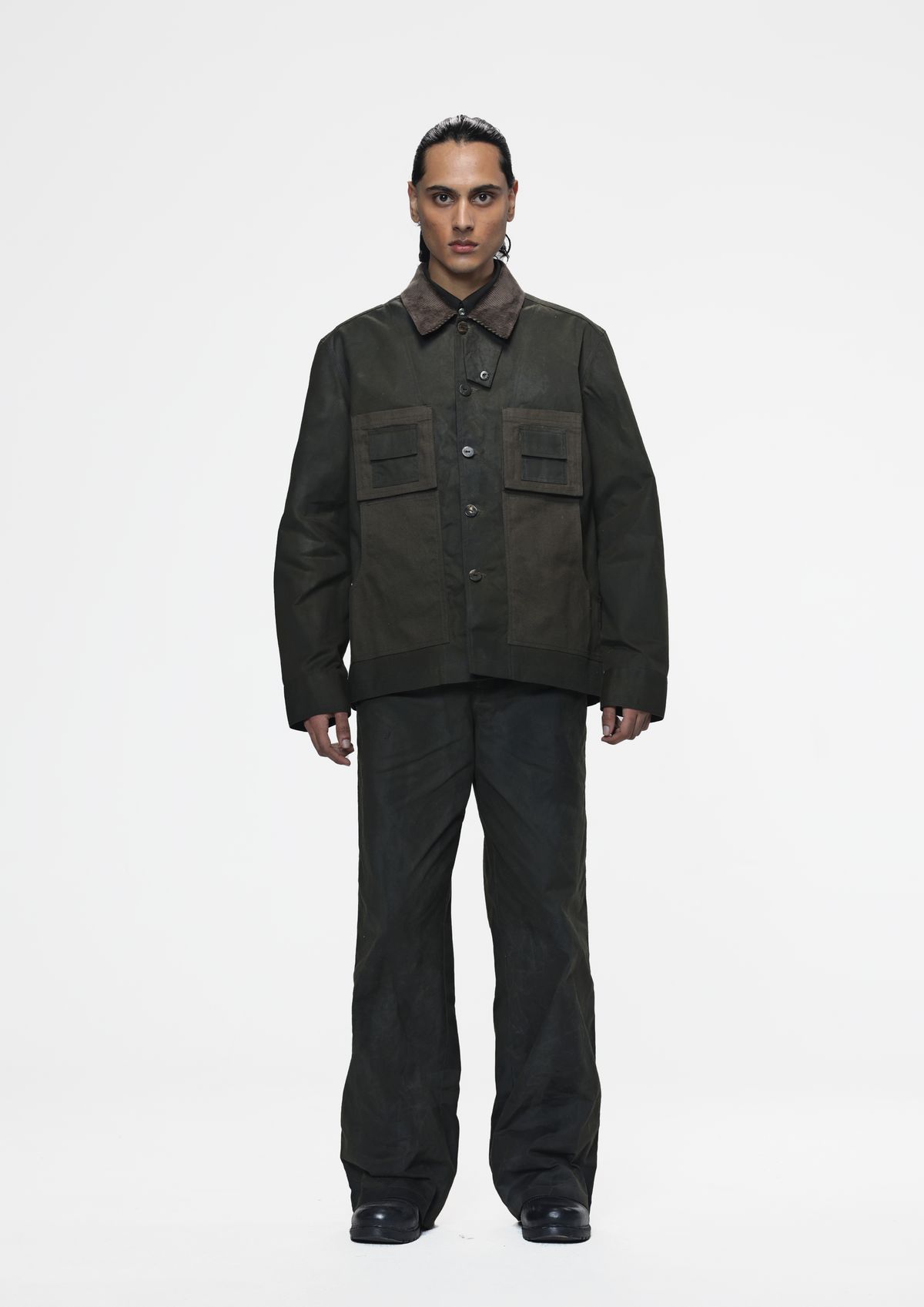 Military Waxed Canvas Jacket - image 2