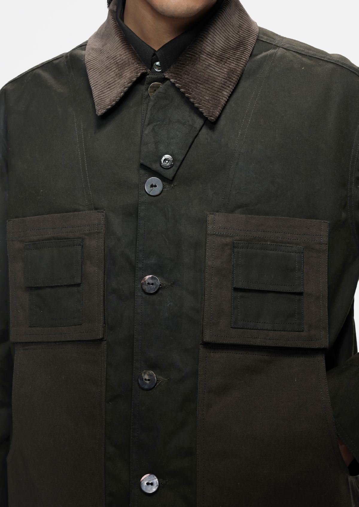 Military Waxed Canvas Jacket - image 3