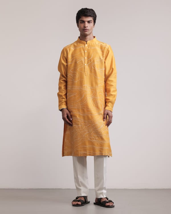 Countrymade India — Pathway Outline Kurta Set