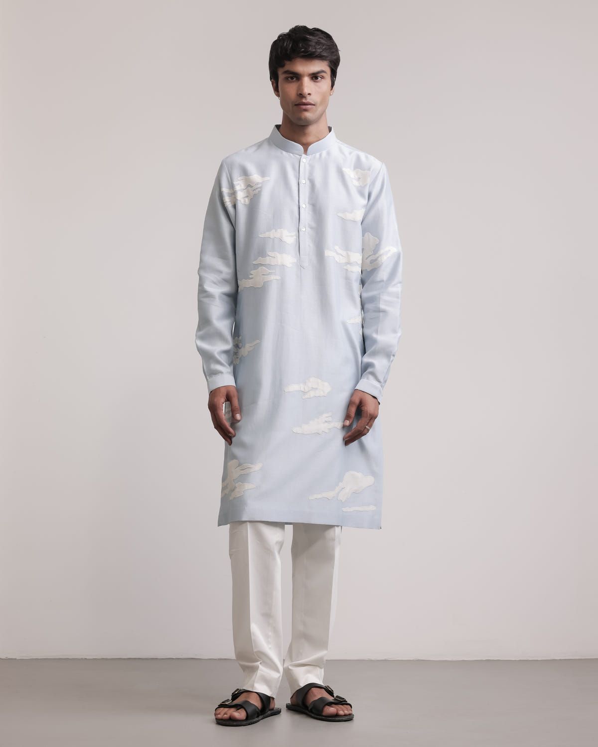 Residual Camouflage Applique Kurta Set - image 1