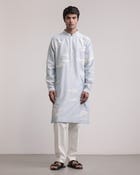 Residual Camouflage Applique Kurta Set view 1