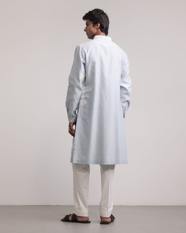Countrymade India — Residual Camouflage Applique Kurta Set