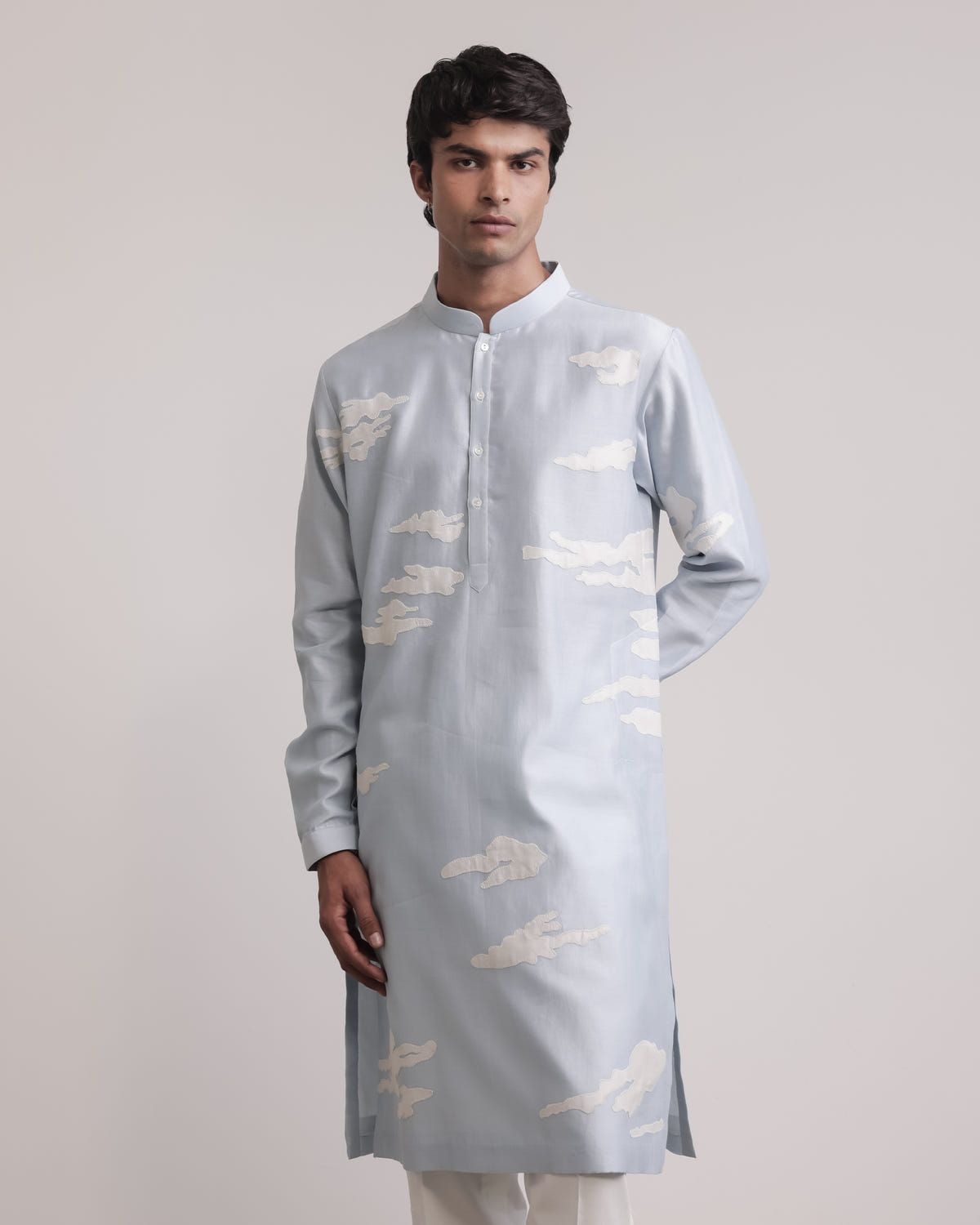 Residual Camouflage Applique Kurta Set - image 3