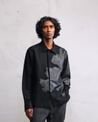 Tattered Terrain Leather patch shirt view 1