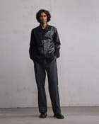 Tattered Terrain Leather patch shirt view 2