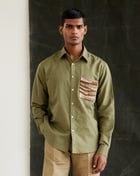Hand Knit Pocket Shirt view 1