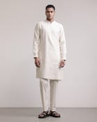 Eroded Camo Kurta Set view 1