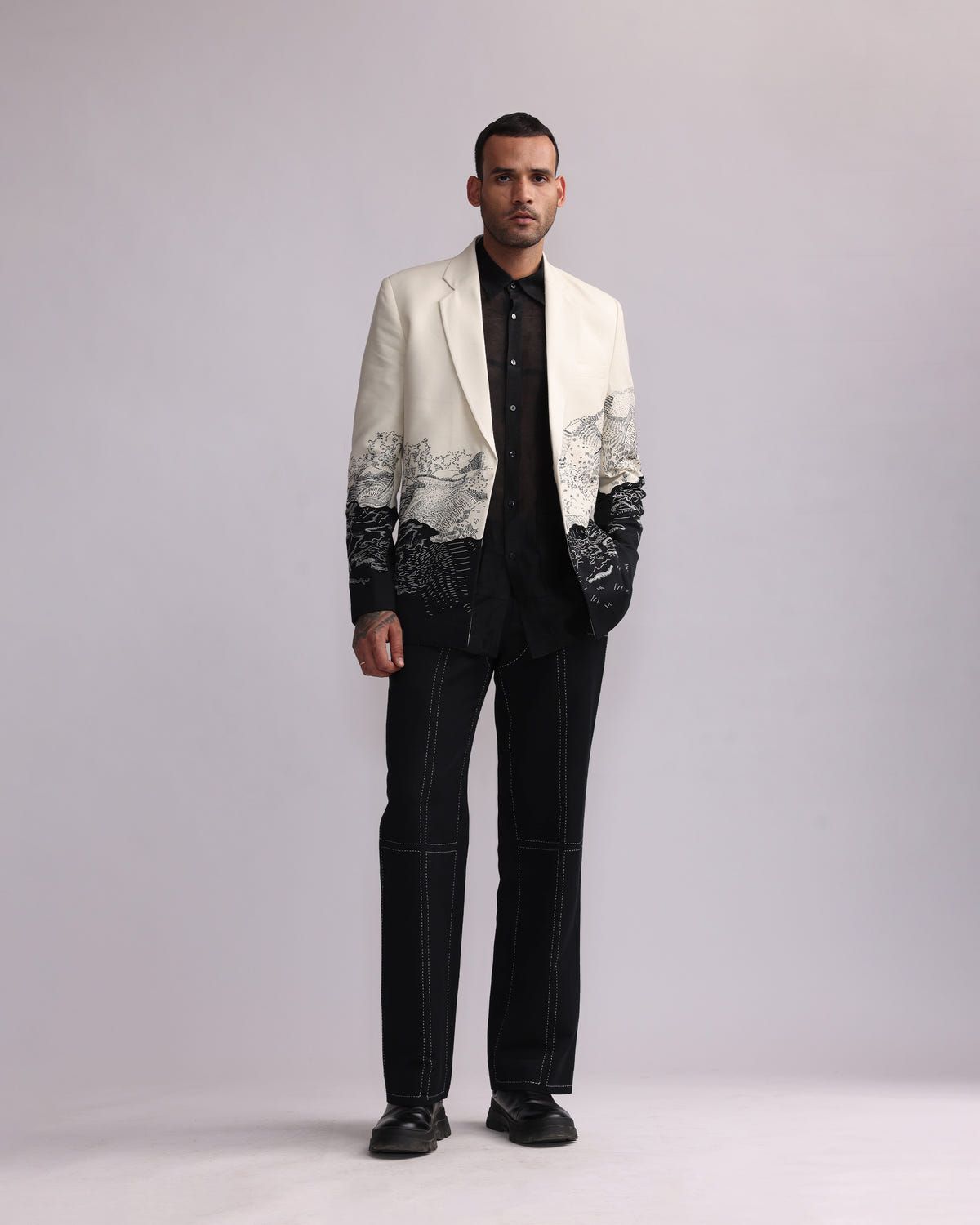 NML LANDSCAPE SINGLE BREASTED BLAZER - image 1