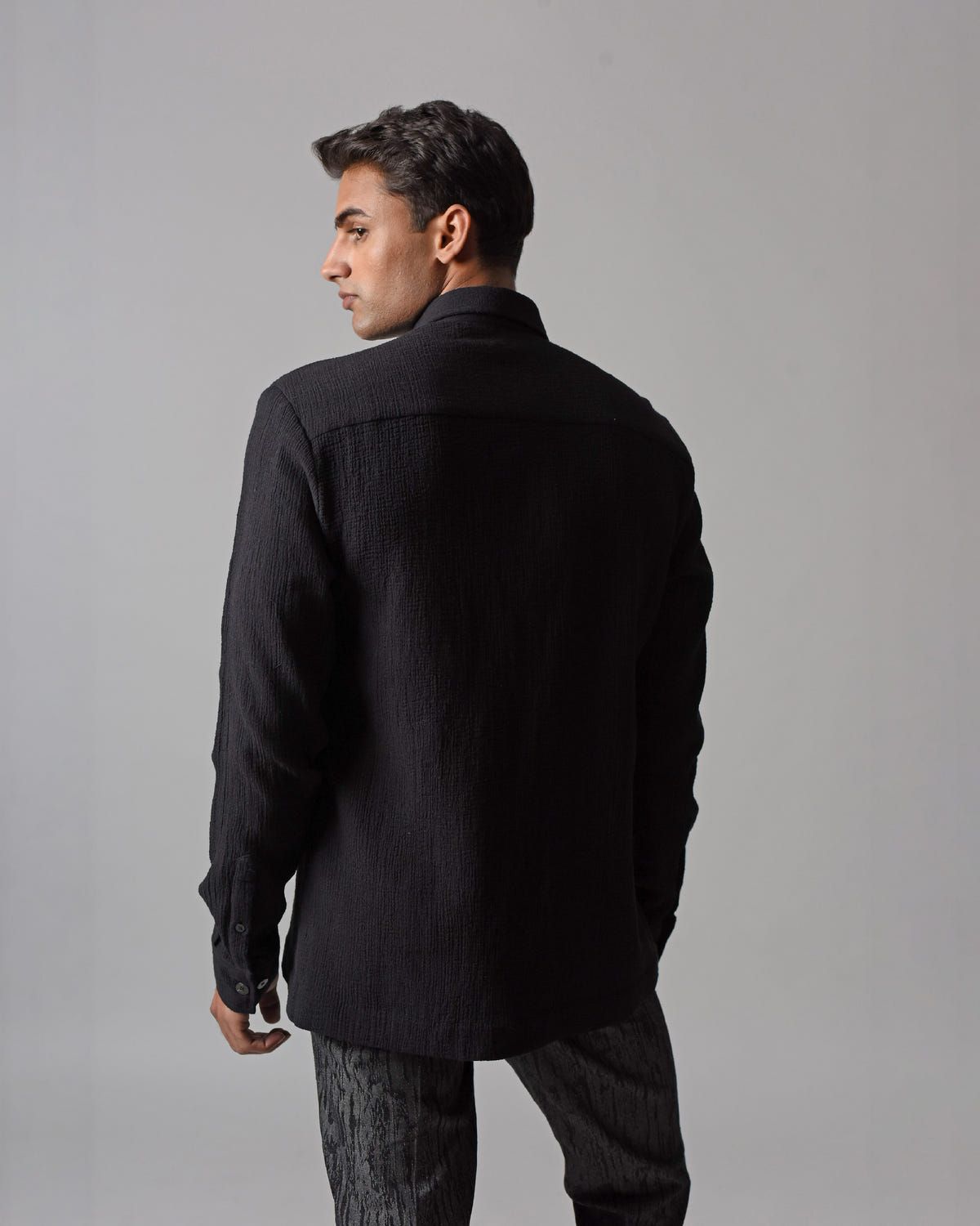 JUXTAPOSED TEXTURED SHIRT - image 2
