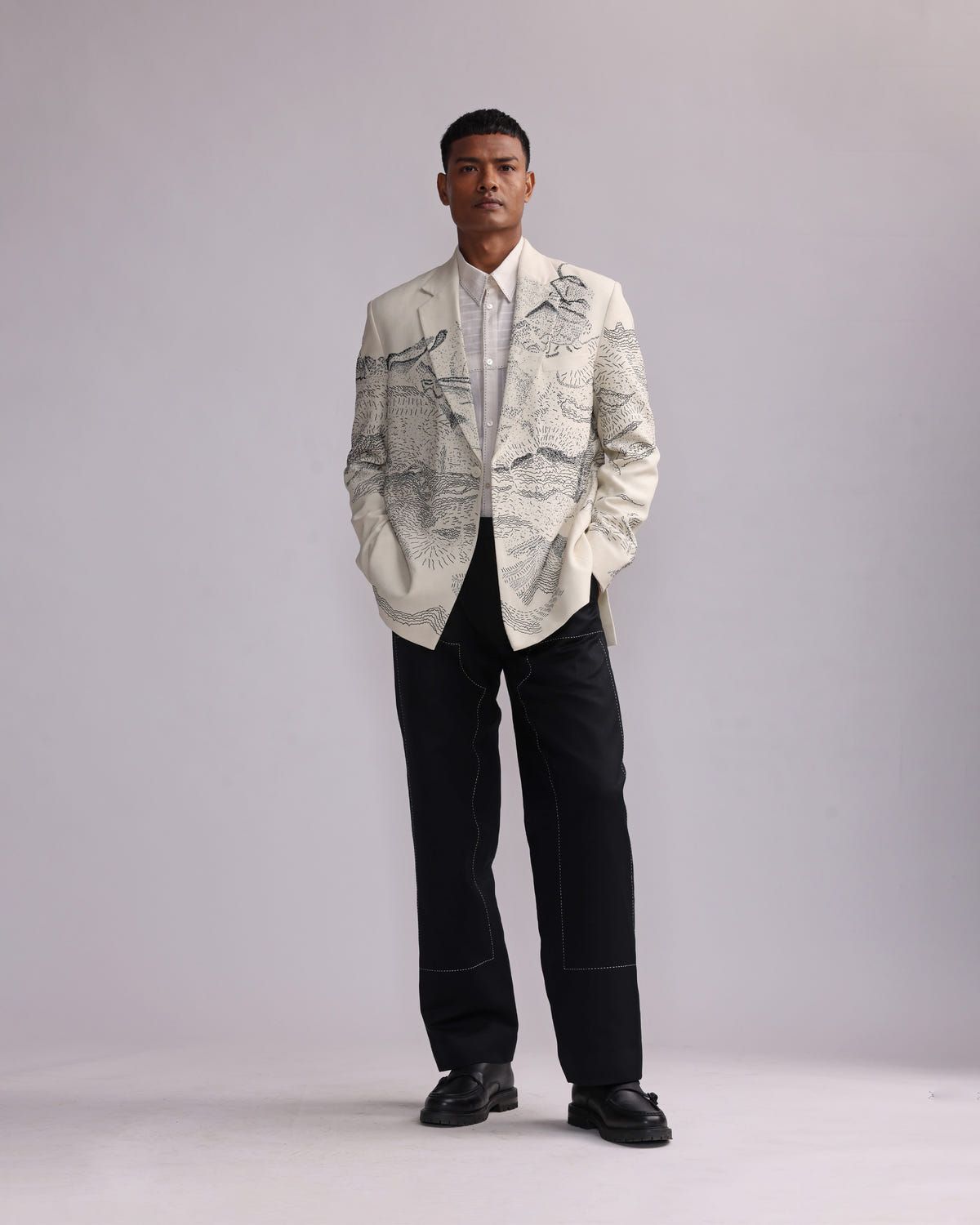 DUNKIRK SINGLE BREASTED BLAZER - image 1