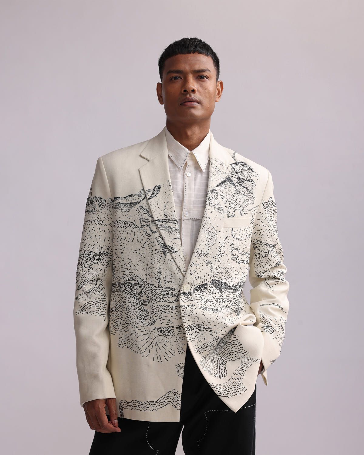 DUNKIRK SINGLE BREASTED BLAZER - image 3