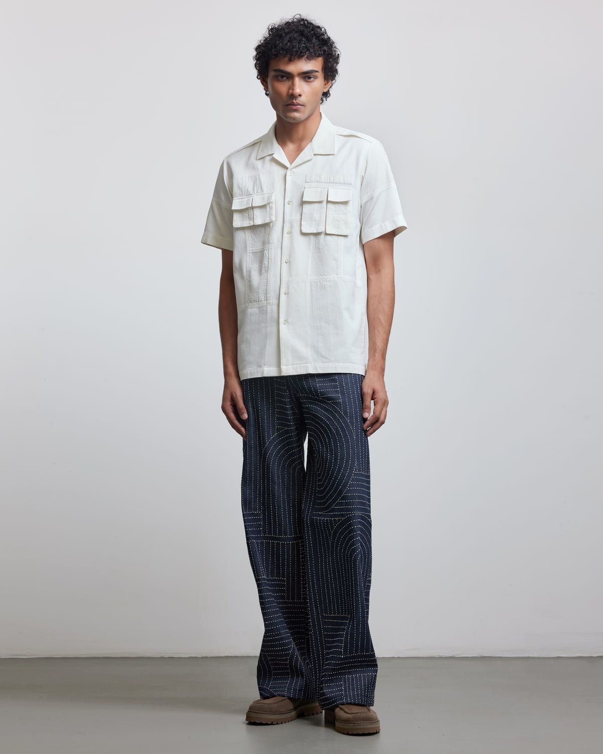 Ripstop patch half shirt - image 2