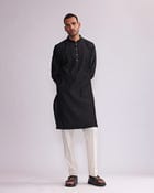 CONTOUR LINE PIN TUCKS EMBROIDERED KURTA SET view 1